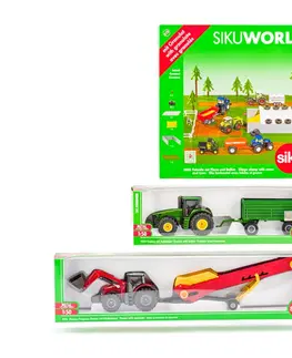 Hračky - dopravné stroje a traktory SIKU - Farmer - set poľnohospodárske stroje B, 1:50