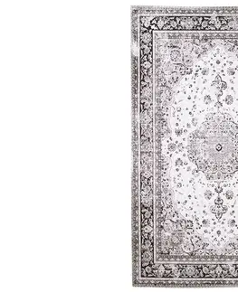 Koberce Norddan Dizajnový koberec Maile 300 x 200 cm čierno-biely