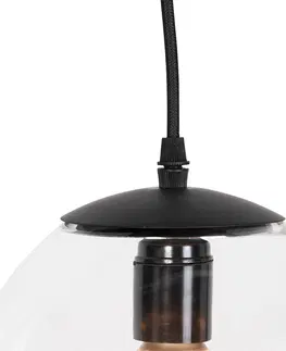 Zavesne lampy Moderná závesná lampa priehľadná 20 cm - Pallon