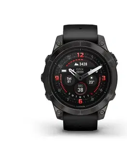 Inteligentné hodinky Garmin epix Pro (g2) Sapphire, 47mm, Carbon Gray DLC Titanium, Black band 010-02803-11