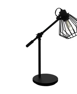 Lampy Eglo Eglo 99019 - Stolná lampa TABILLANO 1 1xE27/40W/230V 