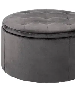 Plastové stoličky Taburetka dark grey