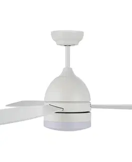Stropné ventilátory so svetlom Beacon Lighting LED stropný ventilátor Vector DC tichý 122cm CCT diaľkové ovládanie