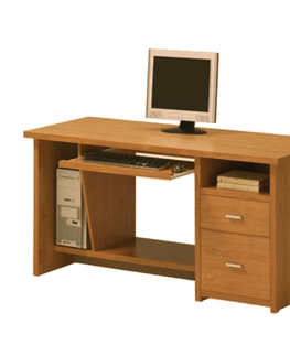 Písacie a pracovné stoly KONDELA Oscar PC1 pc stolík čerešňa americká