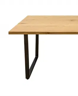 Jedálenské stoly Jedálenský stôl LADON Dekorhome 140x90x77 cm