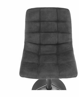 Barové stoličky KONDELA Lahela barová stolička sivá / čierna