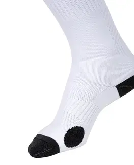hokej Ponožky FH900 pre dospelých na pozemný hokej vysokej intenzity biele