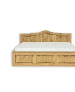 Manželské postele Rustik posteľ 160 cm LK703, jasný vosk
