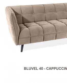 Pohovky a gauče Pohovka CASTELLO 3 VELVET Signal Cappuccino