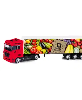 Hračky - dopravné stroje a traktory RAPPA - Auto kamión ovocie a zelenina