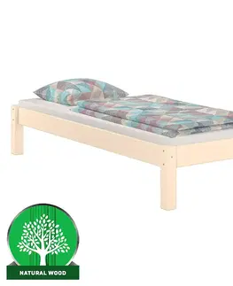 Drevené postele Postel Dora 120x200 borovica morená breza