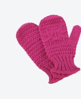 Zimné rukavice Detské pletené Merino rukavice Kama RB206 114 XXS