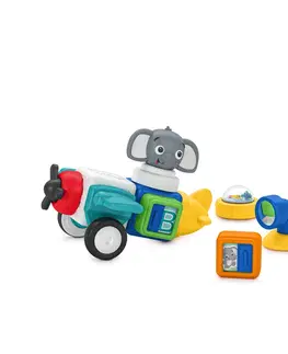 Drevené hračky BABY EINSTEIN - Connectables Hračka magnetické kocky s aktivitami Dive & Soar 11 ks, 6m+