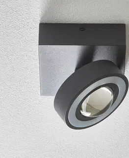 SmartHome stropné svietidlá Q-Smart-Home Paul Neuhaus Q-MIA stropné LED svietidlo antracit