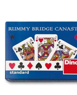 Hračky spoločenské hry - hracie karty a kasíno DINO - Canasta Standard