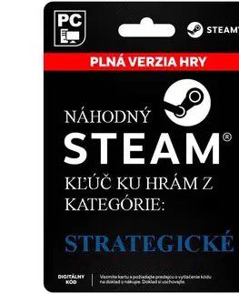 Hry na PC Náhodný Steam kľúč na strategické hry [Steam]