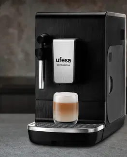 Automatické kávovary Ufesa Sensazione automatický kávovar, čierna