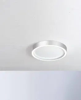 Stropné svietidlá BOPP Bopp Aura LED stropné svietidlo Ø 30 cm biela/hliník