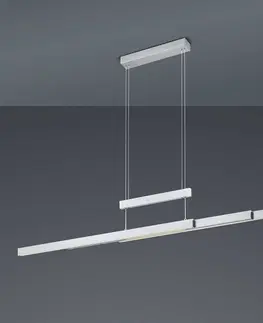 Závesné svietidlá Trio Lighting Trajan LED závesné svietidlo, 2 700-5 000K, matný nikel