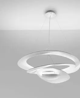 Závesné svietidlá Artemide Závesné svietidlo Artemide Pirce LED, biele, 3 000 K