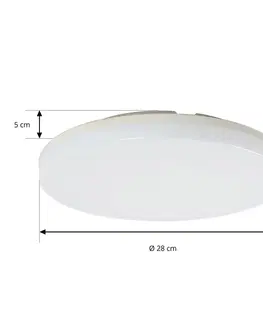 Stropné svietidlá PRIOS Prios Artin stropné LED svetlo snímač okrúhle 28cm
