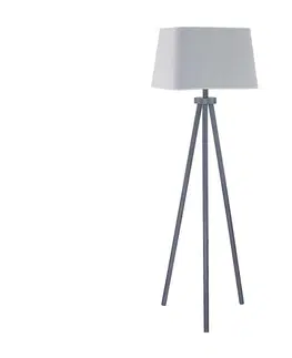 Lampy   - Stojacia lampa ECHO1 1xE27/40W/230V šedá 