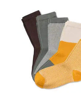 Socks Ponožky, 5 párov, zelené