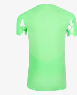dresy Dievčenský futbalový dres Viralto Aqua zeleno-biely