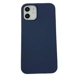 Puzdrá na mobilné telefóny Devia kryt Nature Series Silicone Case pre Apple iPhone 12 mini, modré 6938595342219