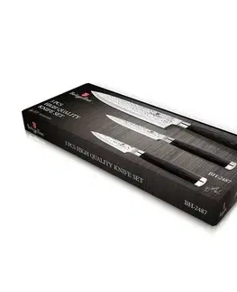 Kuchynské nože Berlinger Haus 3dielna sada nehrdzavejúcich nožov Primal Gloss Collection