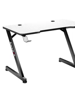 Moderné kancelárske stoly Písací stôl pre hráča HZ-Hero 2.5 white