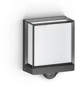 Vonkajšie nástenné svietidlá so senzorom STEINEL STEINEL L40 SC LED svietidlo snímač antracitová