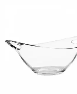 Misy a misky Kinekus Misa na šalát s úchytmi sklo oválna 29x23x12 cm, (1,5l)