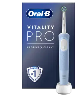 Elektrické zubné kefky Oral-B Vitality Pro Protect X Vapour Blue elektrická zubná kefka