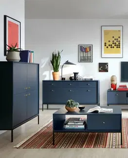 Zostavy Moderná obývačka MONACO 2, tmavo modrá