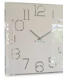 Hodiny Nástenné akrylové hodiny Digit Flex z120-2-0-x, 50 cm, biele