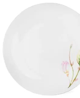 Dekorácie a bytové doplnky Keramický okrúhly tanier obedový 23cm lina
