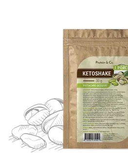 Ketodiéta Protein & Co. Ketoshake – 1 porcia 30 g Zvoľ príchuť: Pistachio dessert