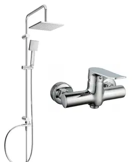 Sprchy a sprchové panely MEXEN/S - Tord sprchový stĺp vrátane sprchovej batérie Pecos, chróm 72740200-00