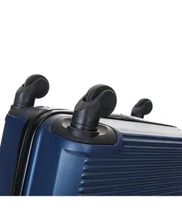 Batohy Pretty UP Cestovný škrupinový kufor ABS03 M, modrá