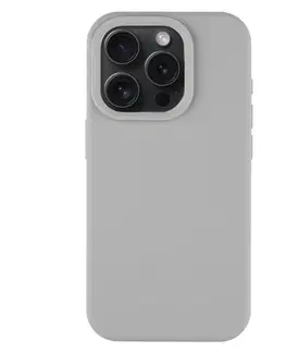 Puzdrá na mobilné telefóny Zadný kryt Tactical Velvet Smoothie pre Apple iPhone 15 Pro Max, sivá 57983104698