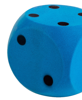 Hračky na záhradu ANDRONI - Kocka mäkká - veľkosť 16 cm modrá