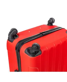 Batohy Pretty UP Cestovný škrupinový kufor ABS25 veľký, 68 x 47 x 29, červená
