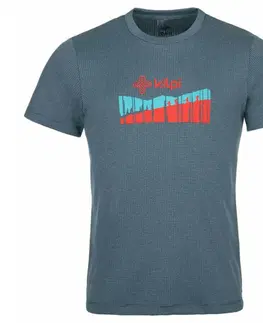Pánská trička Pánske outdoorové oblečenie triko Kilpi GIACINTO-M tyrkysové M