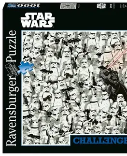 Hračky puzzle RAVENSBURGER - Challenge Puzzle: Star Wars 1000 dielikov