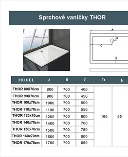 Sprchovacie kúty H K - Sprchovací kút obdĺžnikový, SIMPLE BASIC 90x70x185 cm L/P variant, rohový vstup vrátane sprchovej vaničky z liateho mramoru SE-SIMPLE9070-185/THOR-9070