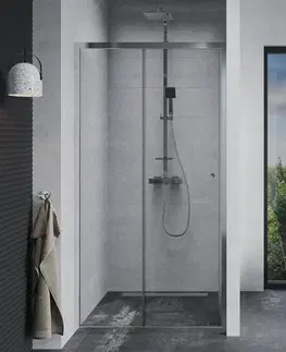 Sprchovacie kúty MEXEN - Apia posuvné sprchové dvere 90, transparent, chróm 845-090-000-01-00