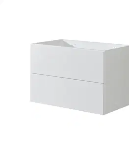 Kúpeľňový nábytok MEREO - Aira, kúpeľňová skrinka 81 cm, biela CN711S