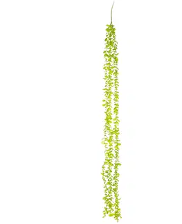 Kvety Umelý krík drobnolistý Eukalyptus, tm. zelená, 120 cm