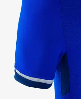 dresy Futbalový dres s krátkym rukávom CLR modrý